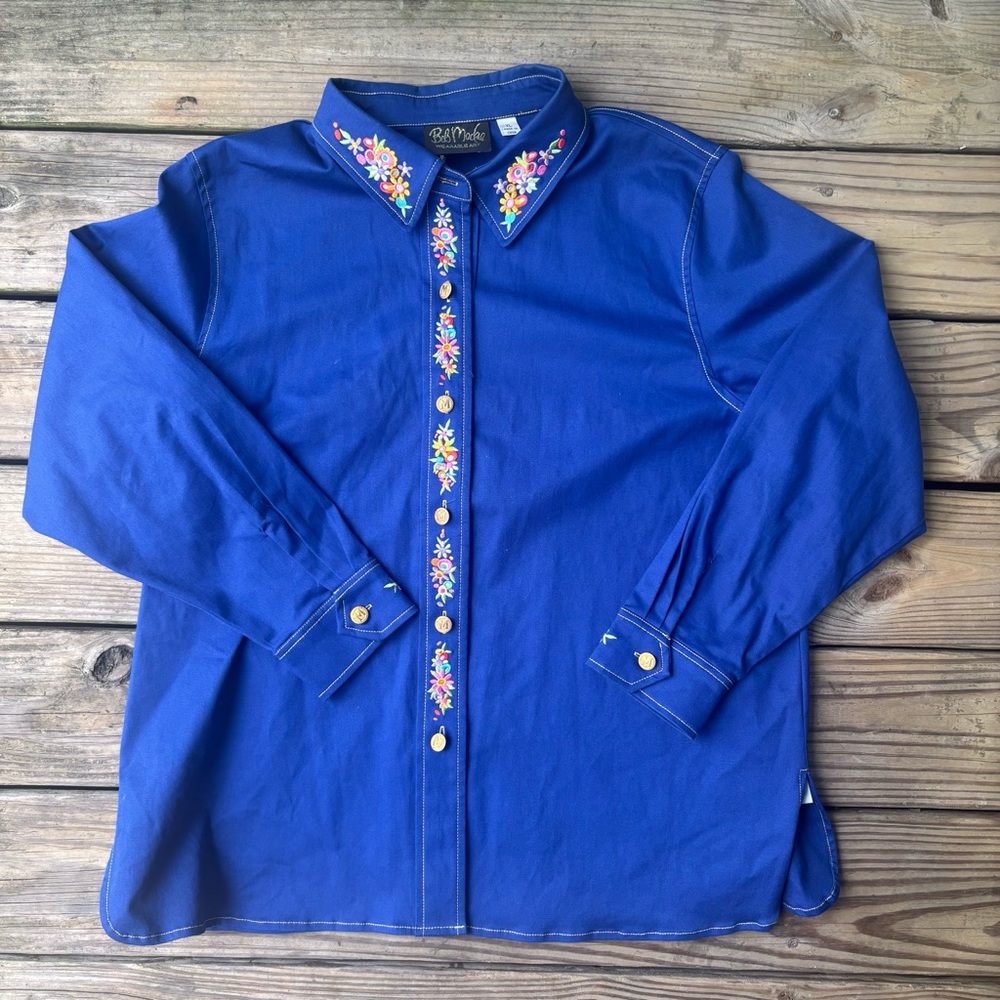 Bob Mackie Wearable Art Maypole Shirt - image 2